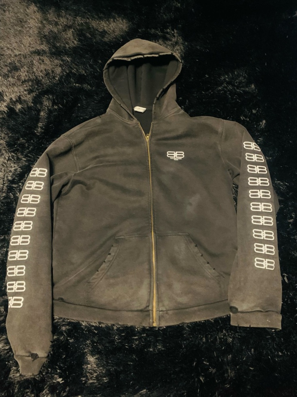 Balenciaga BB Paris Icon Zip Up Size Medium Let Me Know Any Questions